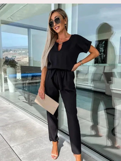 Women's Jumpsuit | Warm Cotton Jumpsuit for Autumn