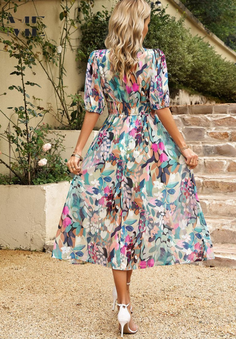 Floral Dress | Soft Airy Linen Summer Dress