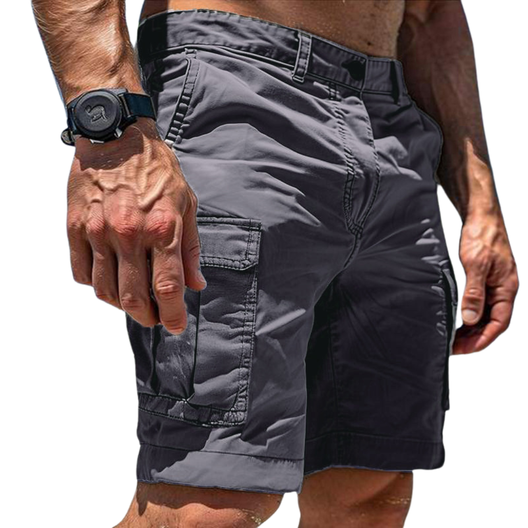 Men's utility cargo pocket shorts