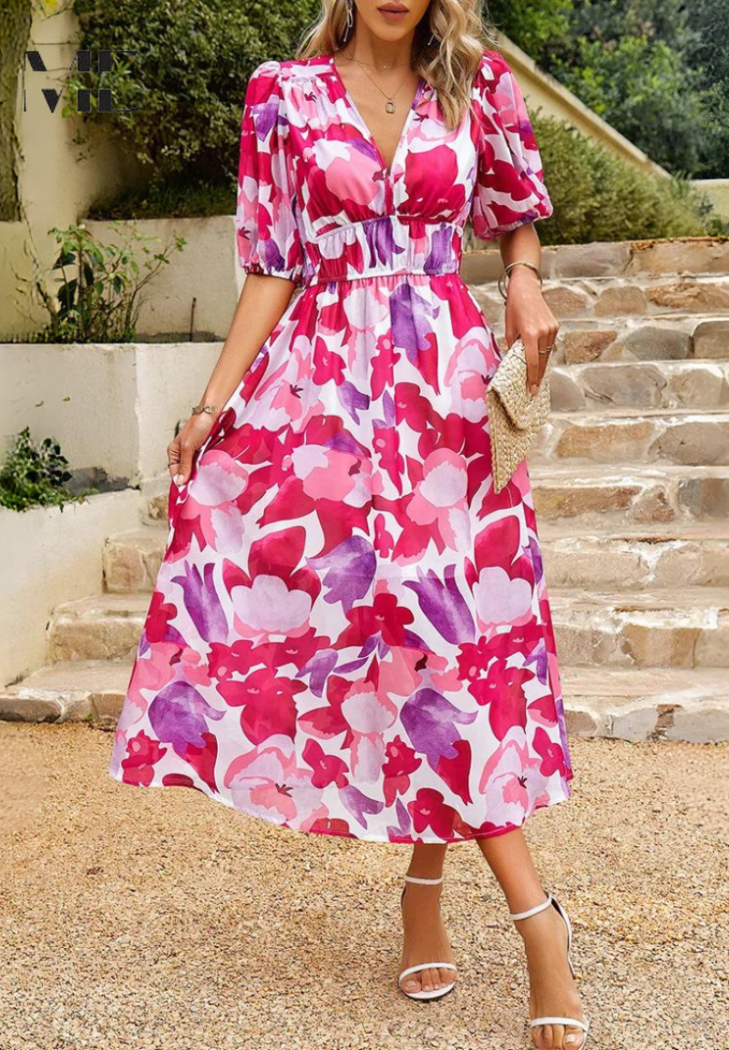 Floral Dress | Soft Airy Linen Summer Dress