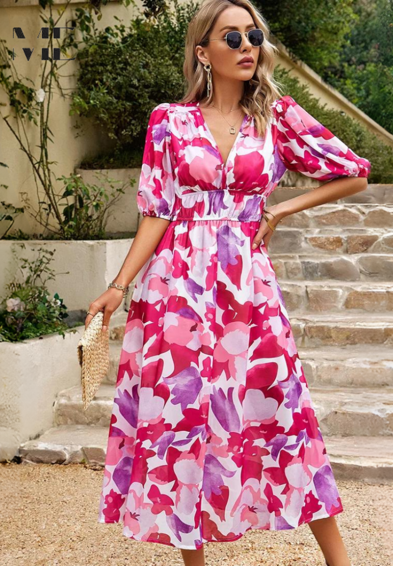 Floral Dress | Soft Airy Linen Summer Dress