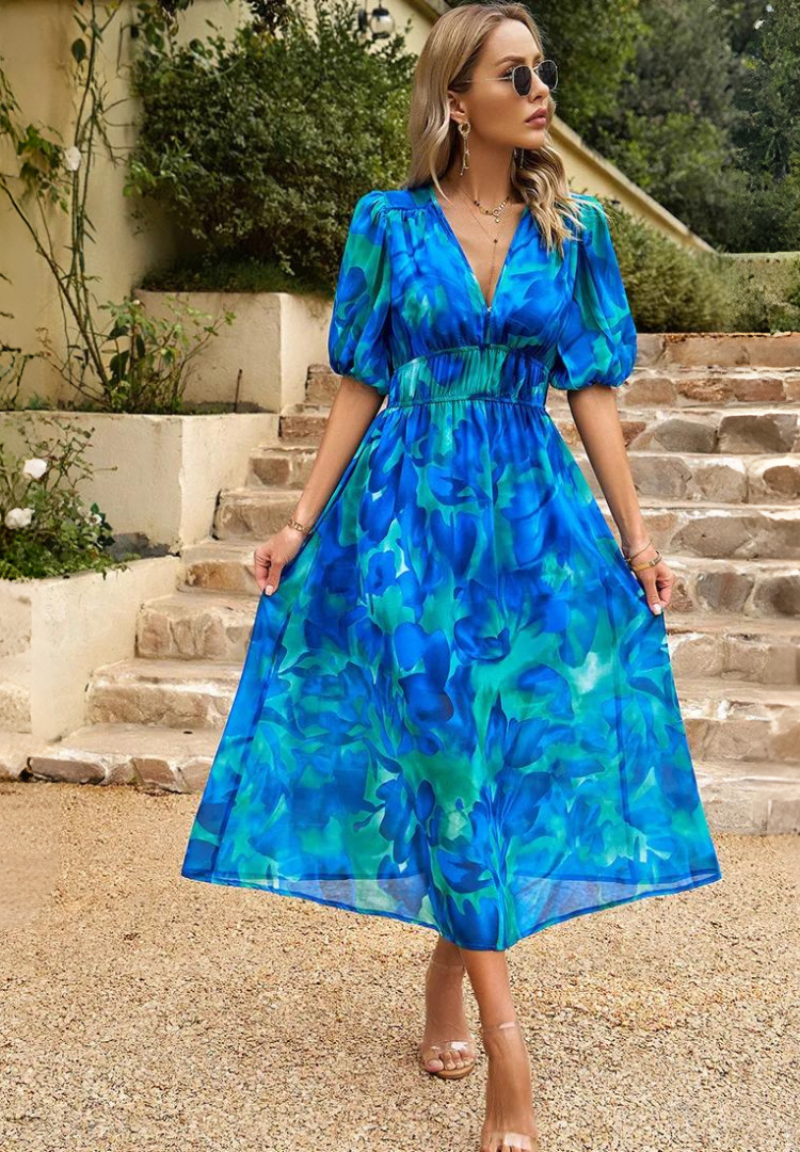 Floral Dress | Soft Airy Linen Summer Dress