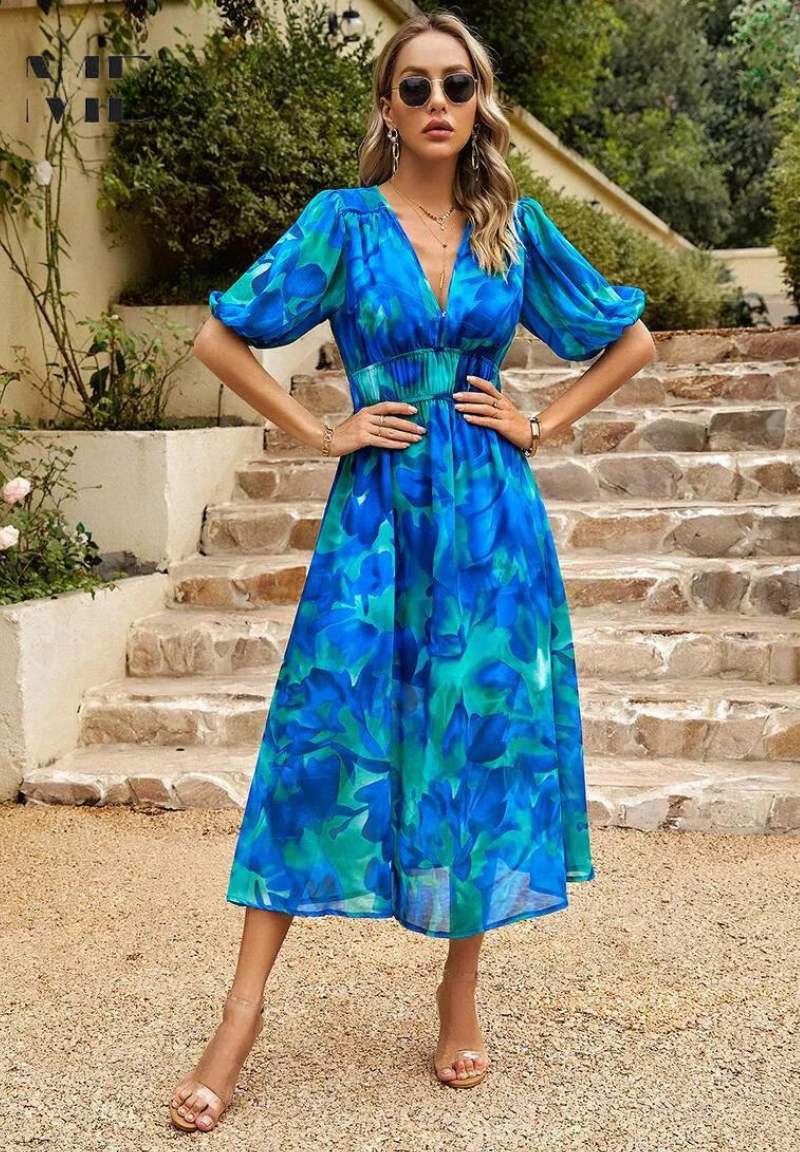 Floral Dress | Soft Airy Linen Summer Dress
