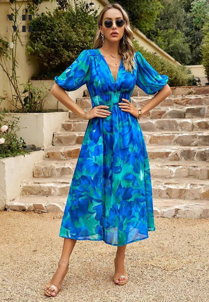 Floral Dress | Soft Airy Linen Summer Dress