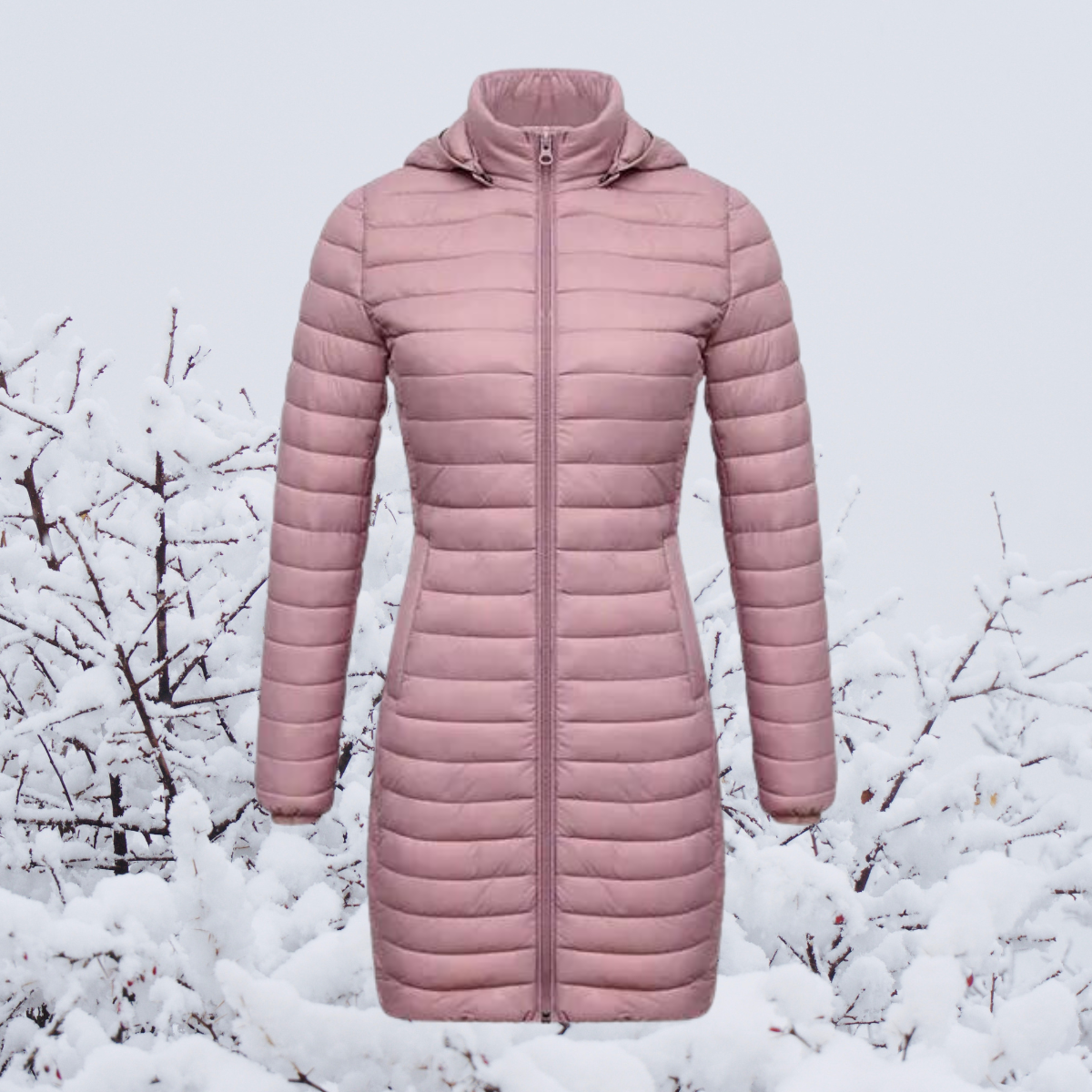 Women's Parka | Lightweight Long Hooded Winter Parka
