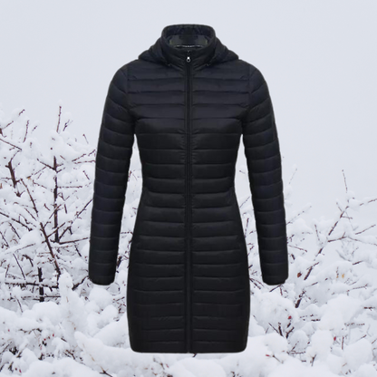 Women's Parka | Lightweight Long Hooded Winter Parka