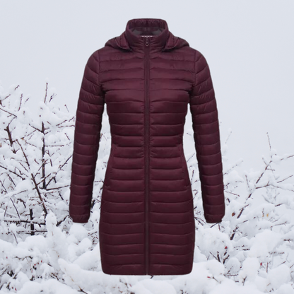 Women's Parka | Lightweight Long Hooded Winter Parka