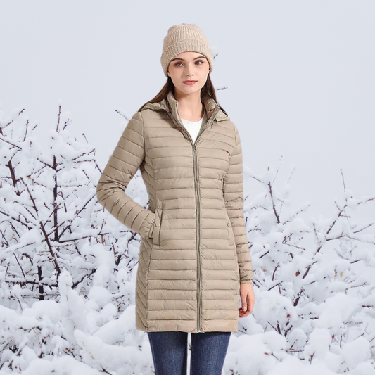 Women's Parka | Lightweight Long Hooded Winter Parka