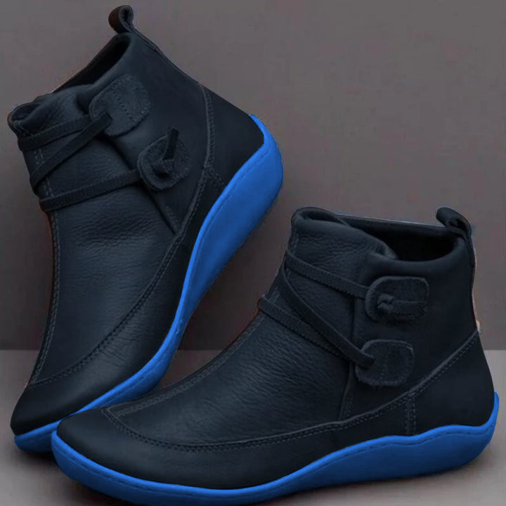 Orthopedic Leather Boots | Comfort Ankle Boots