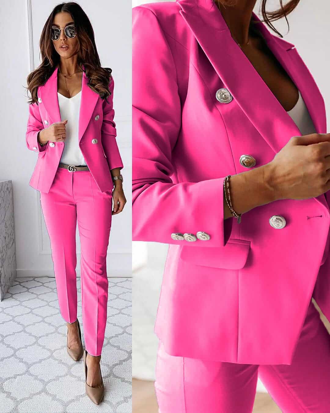 Suit Set | Tailored Blazer & Trousers Two-Piece