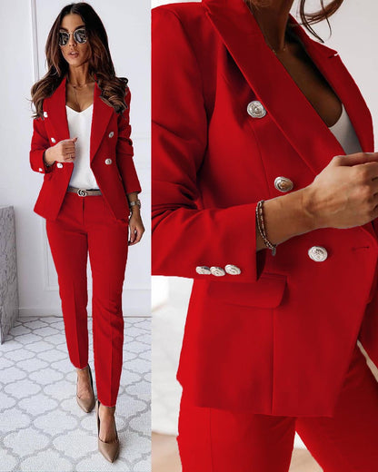 Suit Set | Tailored Blazer & Trousers Two-Piece