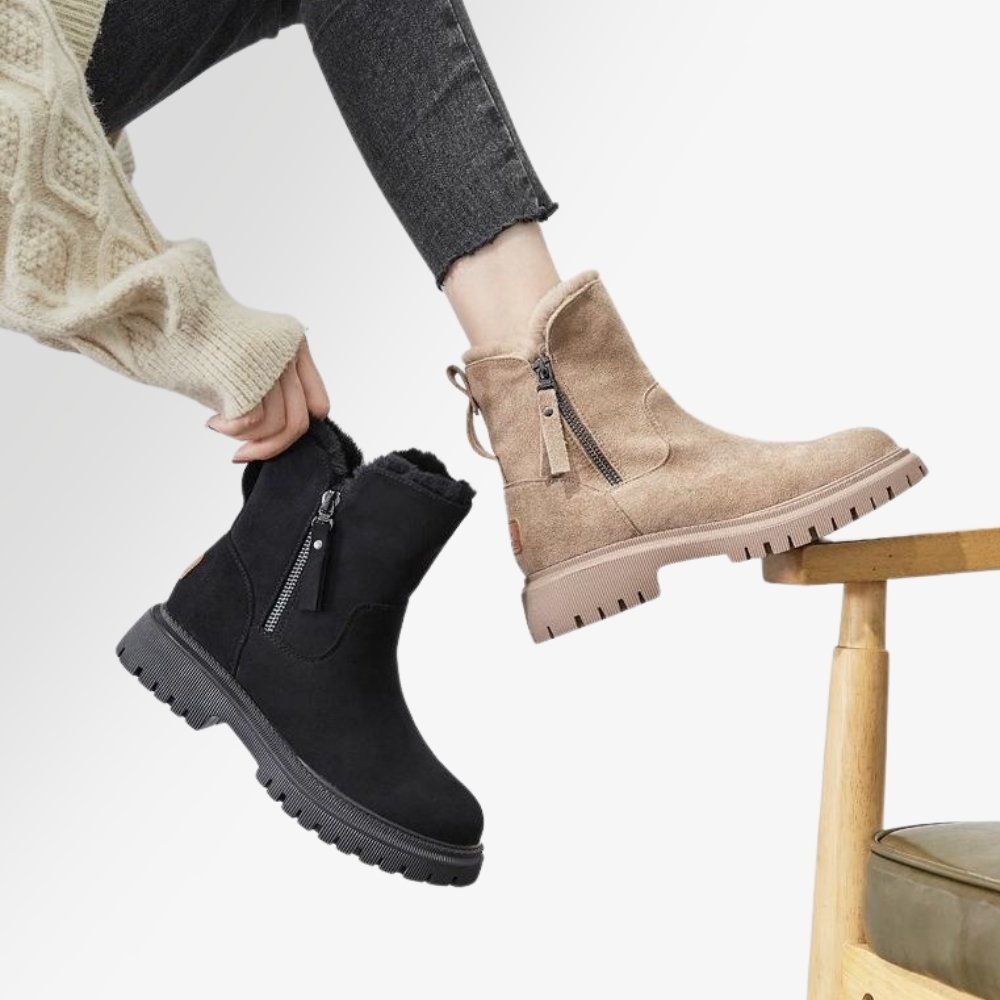 Orthopedic Winter Boots | Warm Suede Water-Resistant Boots