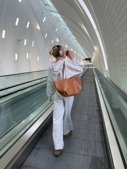 Women's Tote Bag | Vintage Leather Shoulder Bag