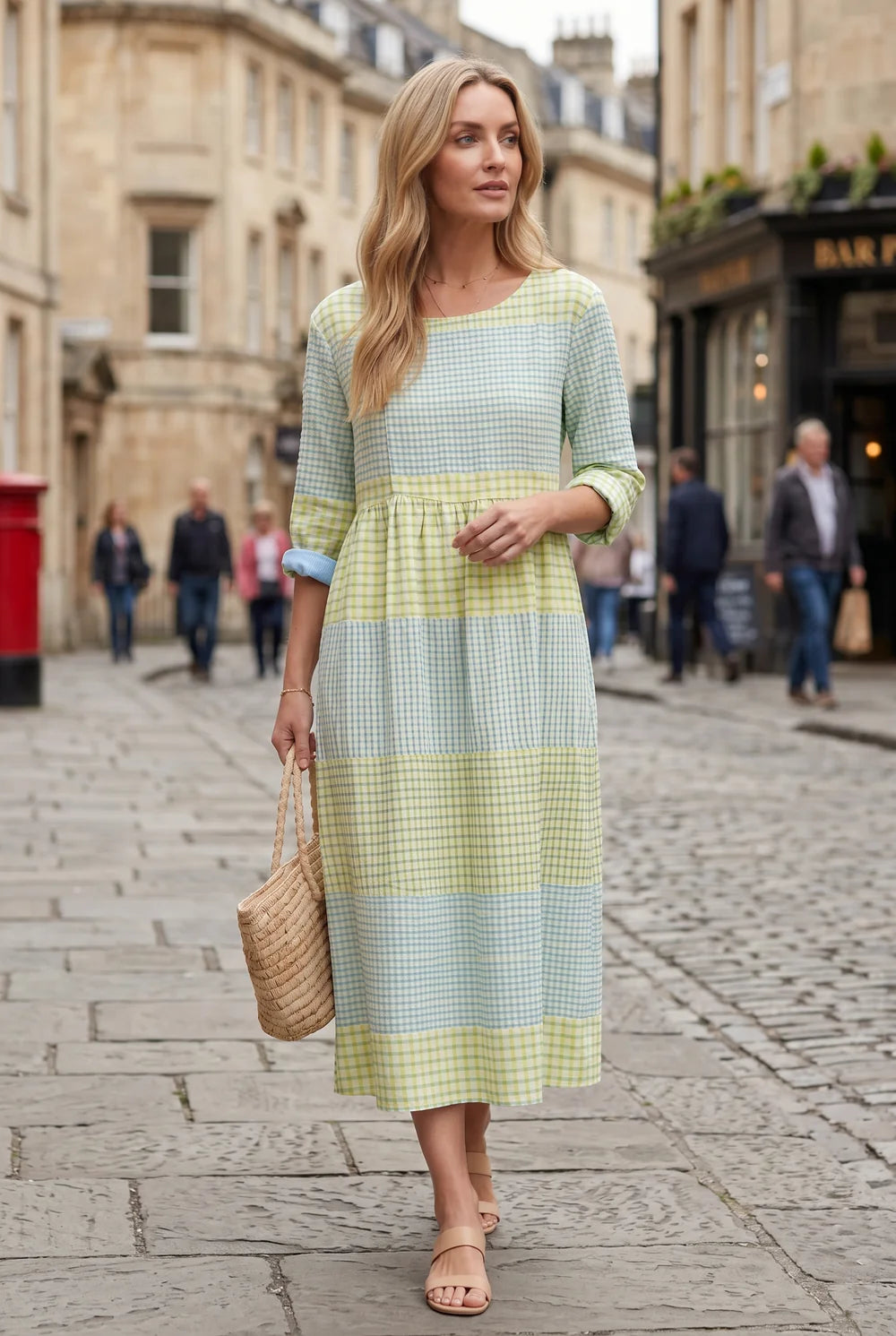 Women's Dress | Casual Round-Neck Print Dress