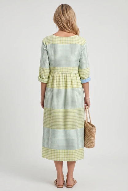 Women's Dress | Casual Round-Neck Print Dress