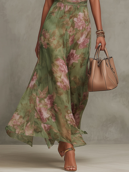 Women's Dress | Floral Halter Summer Dress