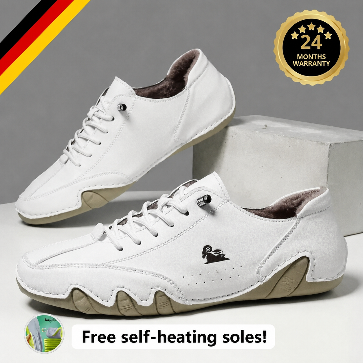 Barefoot Shoes | Water-Resistant Lined Leather Shoes