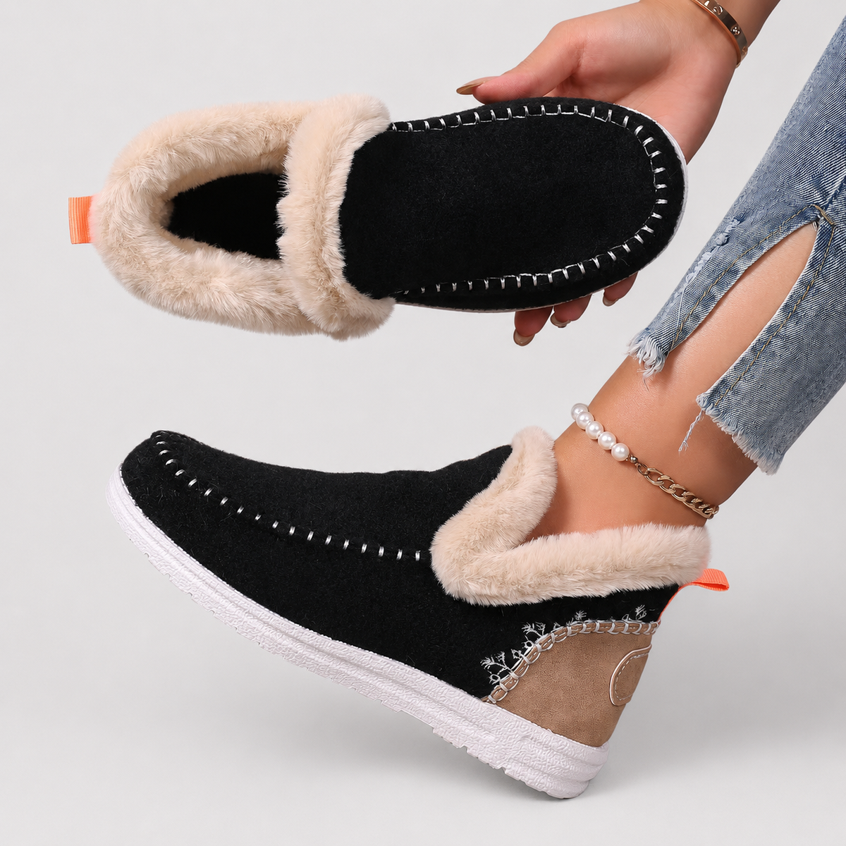 Slippers | Orthopedic Fleece-Lined House Slippers