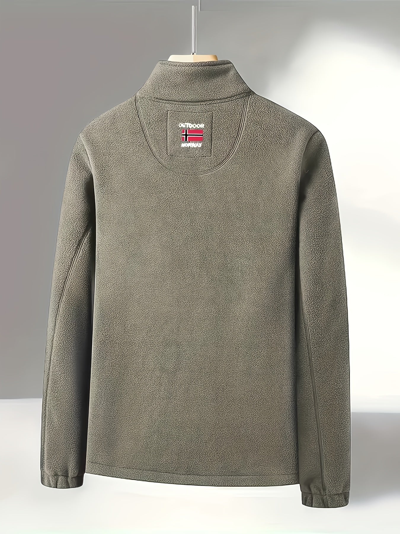 Warm High-Collar Outdoor Fleece Jacket