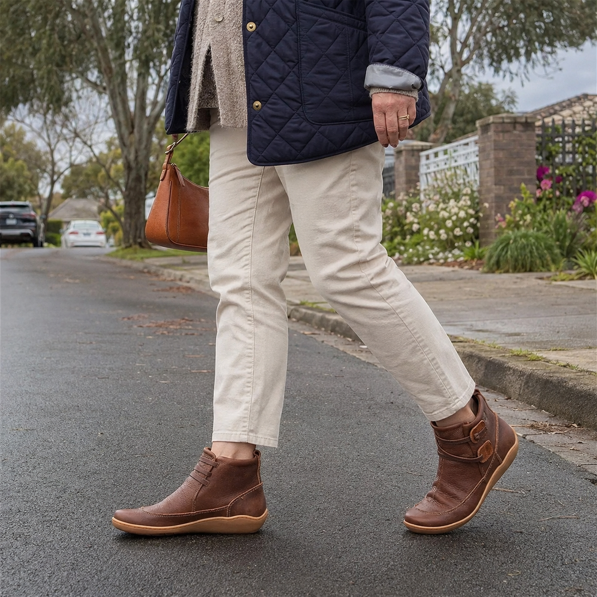 Orthopedic Leather Boots | Comfort Ankle Boots