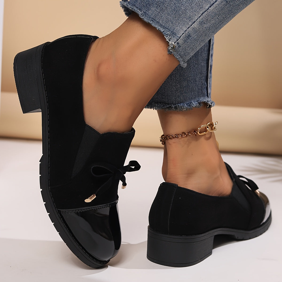 Women's Loafers | Elegant Comfort Loafers with Bow