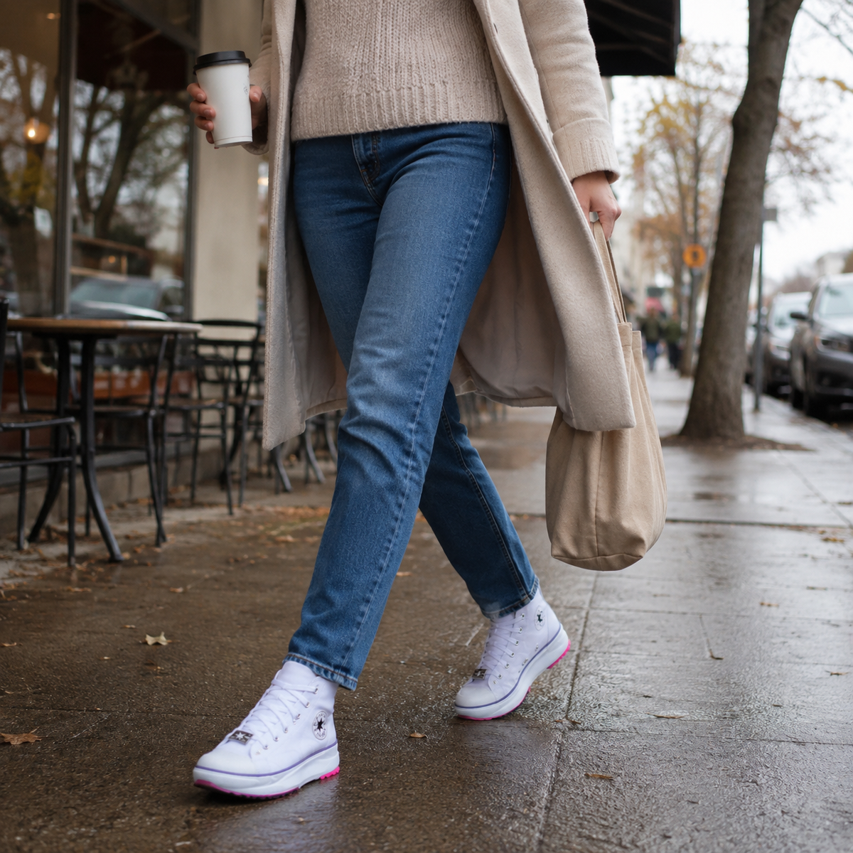 Sneakers | Orthopedic Platform Lace-Up Sneakers
