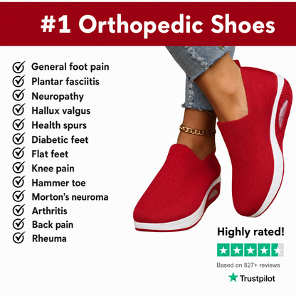 Slip-On Sneakers | Orthopedic Wedge Sneakers