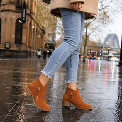 Suede Ankle Boots | Orthopedic Chelsea Boots