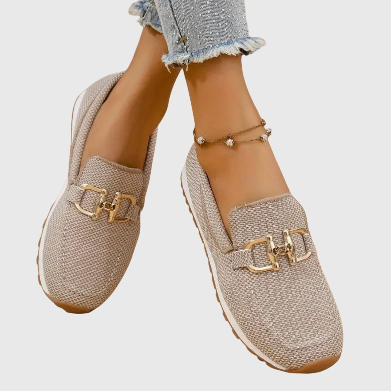 Orthopedic Comfort Loafers | Cushioned Round-Toe Slip-On Flats