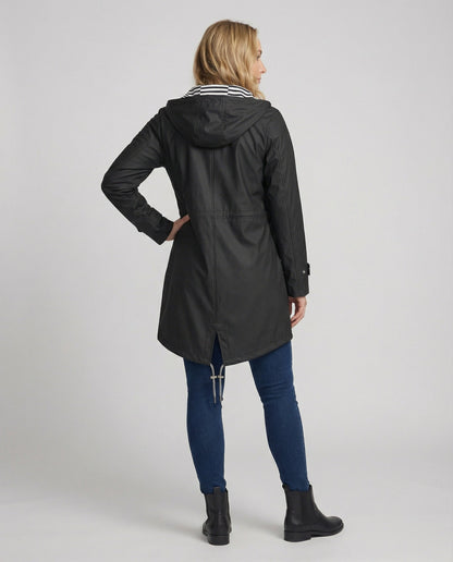 Hooded Rain Jacket | Water-Resistant Spring Jacket