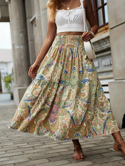 Women's Skirt | Floral Chiffon Circle Skirt