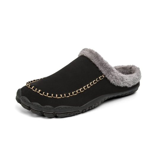 Women's fleece-lined cosy barefoot slippers
