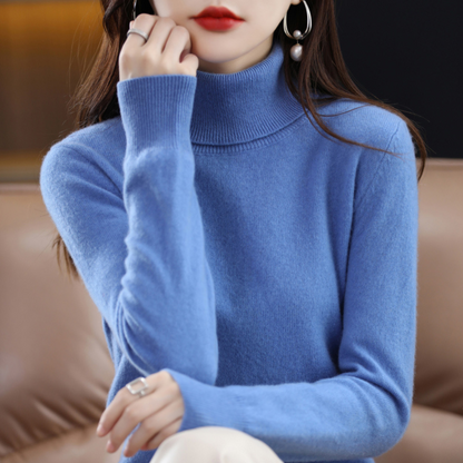 Roll-Neck Cashmere-Blend Jumper