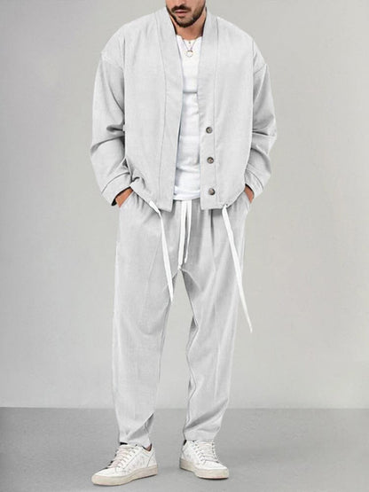 Men's Tracksuit | Casual Cotton Co-ord Set for Autumn & Winter