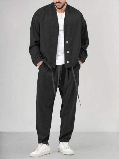 Men's Tracksuit | Casual Cotton Co-ord Set for Autumn & Winter