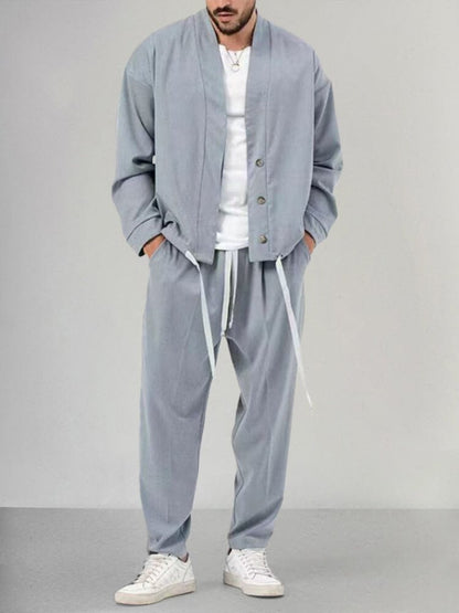Men's Tracksuit | Casual Cotton Co-ord Set for Autumn & Winter