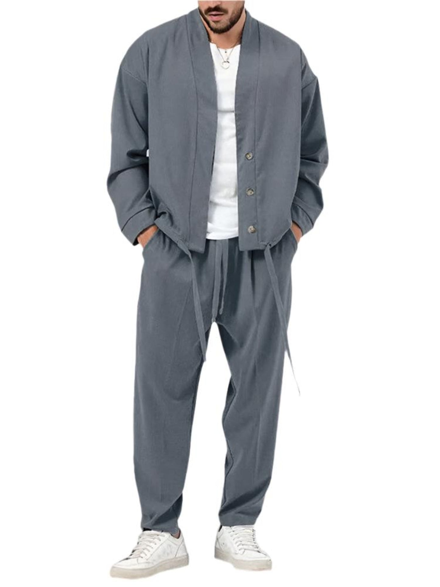 Men's Tracksuit | Casual Cotton Co-ord Set for Autumn & Winter