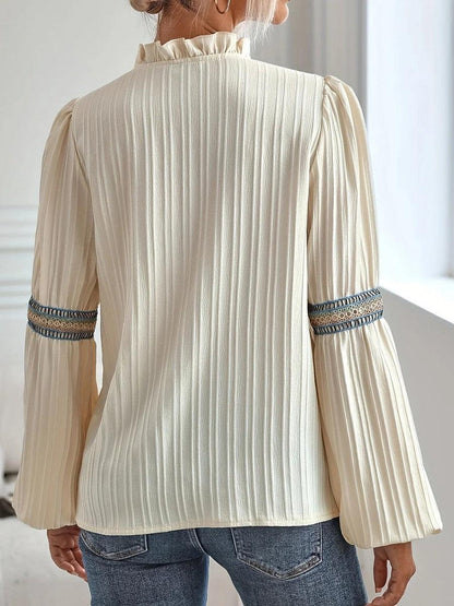 Women's Blouse | Vintage-Chic Cotton Top