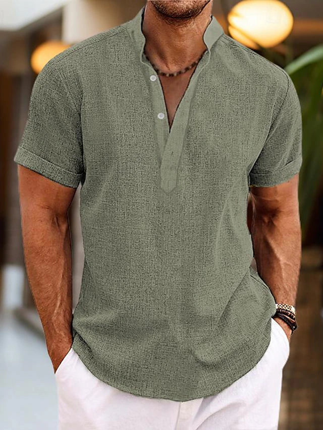 Henley Shirt | Short-Sleeve Summer Henley
