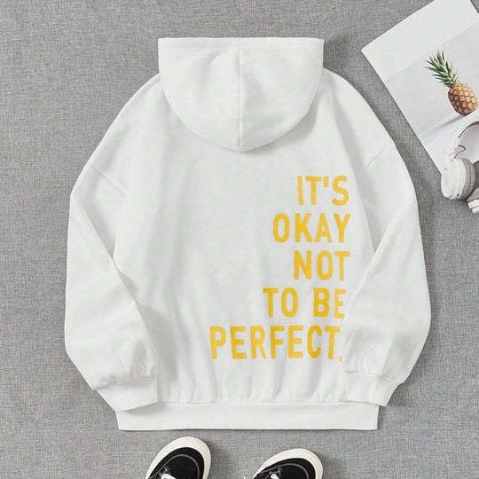 Hoodie | Back Print Relaxed Hooded Sweatshirt