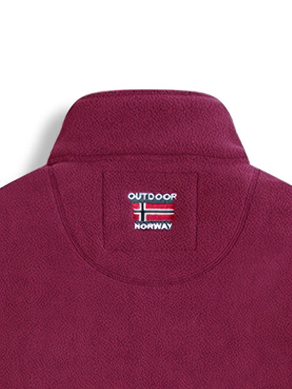 Warm High-Collar Outdoor Fleece Jacket