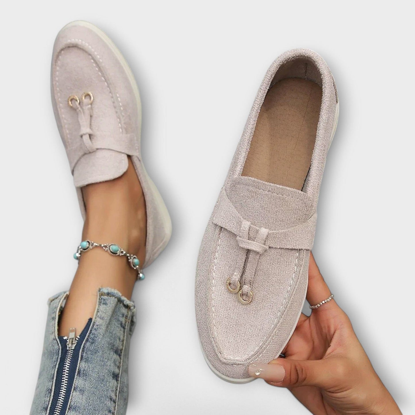 Orthopedic classic flexible-sole loafers