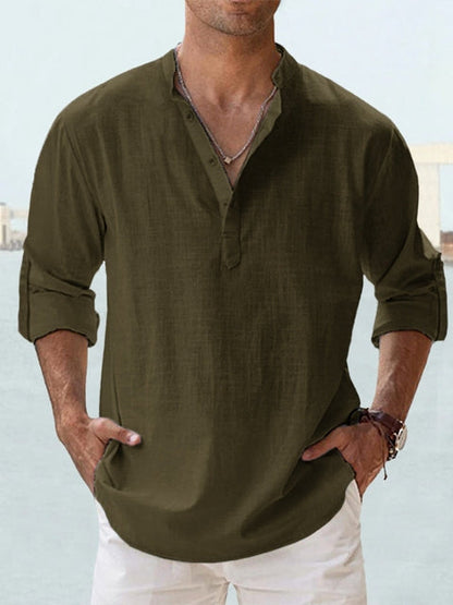 Men's Shirt | Relaxed Cotton Summer Shirt