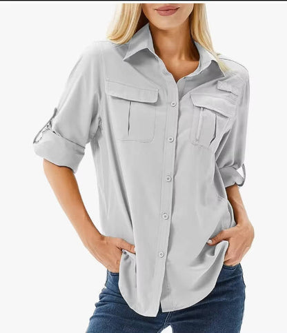 Women's Hiking Shirt | UPF 50 Long-Sleeve Outdoor Shirt