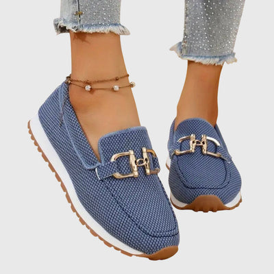 Orthopedic Comfort Loafers | Horsebit Slip-On Flats