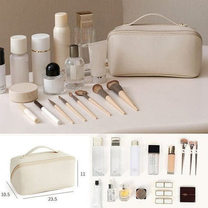 Women's Cosmetic Bag | Luxe Travel Makeup Pouch