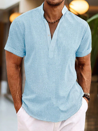 Henley Shirt | Short-Sleeve Summer Henley