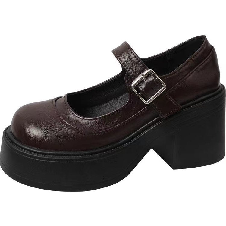 Women's Heels | Chunky Platform Mary Jane Heels
