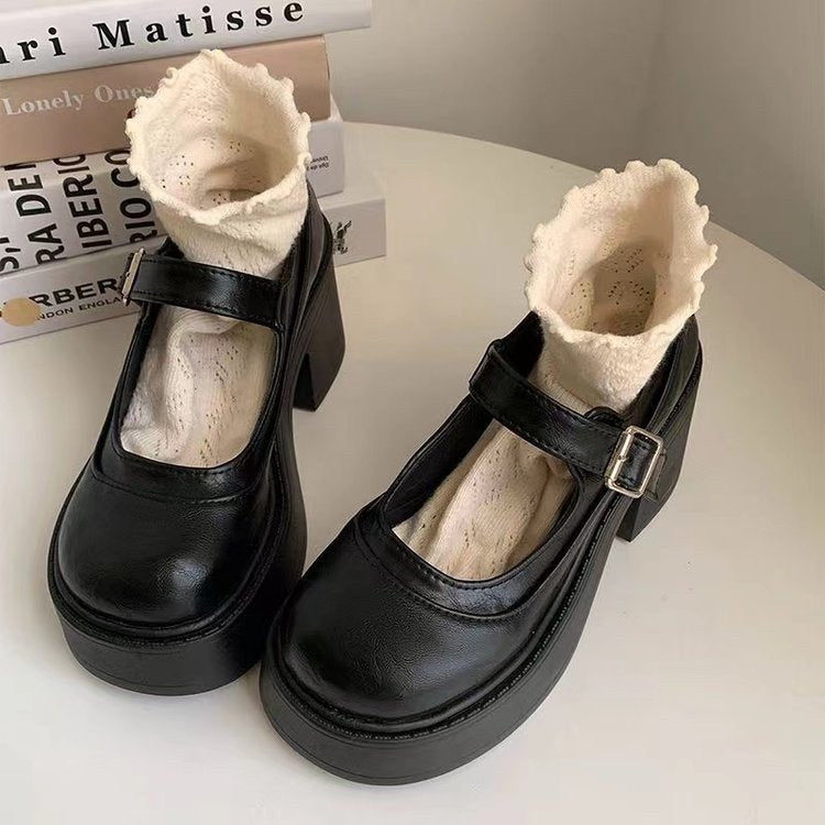 Women's Heels | Chunky Platform Mary Jane Heels