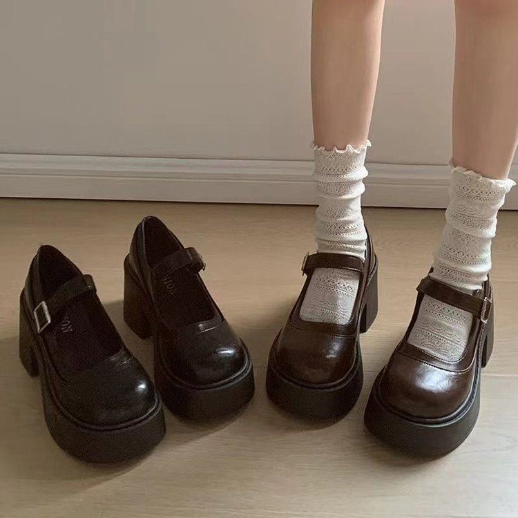 Women's Heels | Chunky Platform Mary Jane Heels